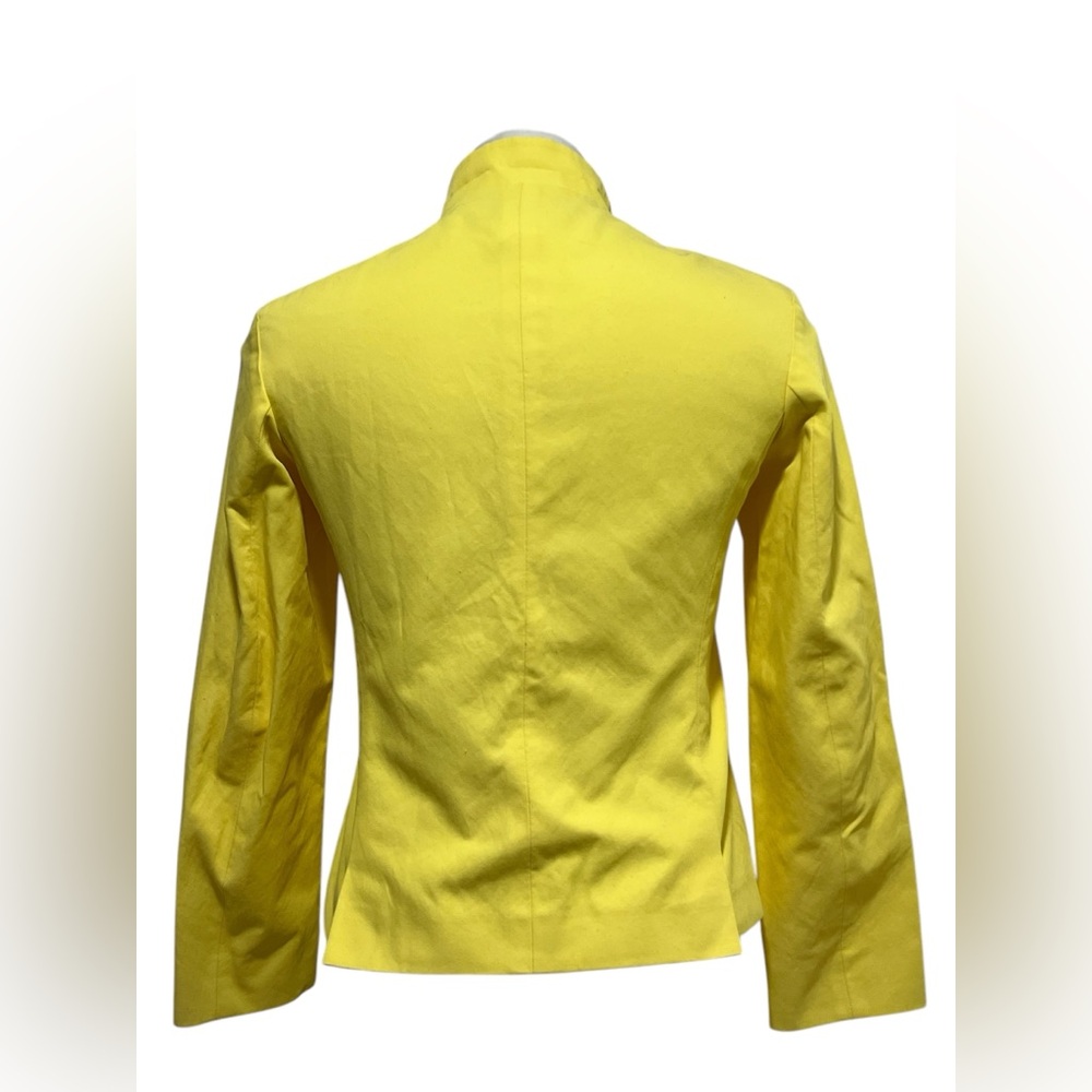 Elegant Yellow Women's Blazer SZ 36 IT - Picture 4 of 9